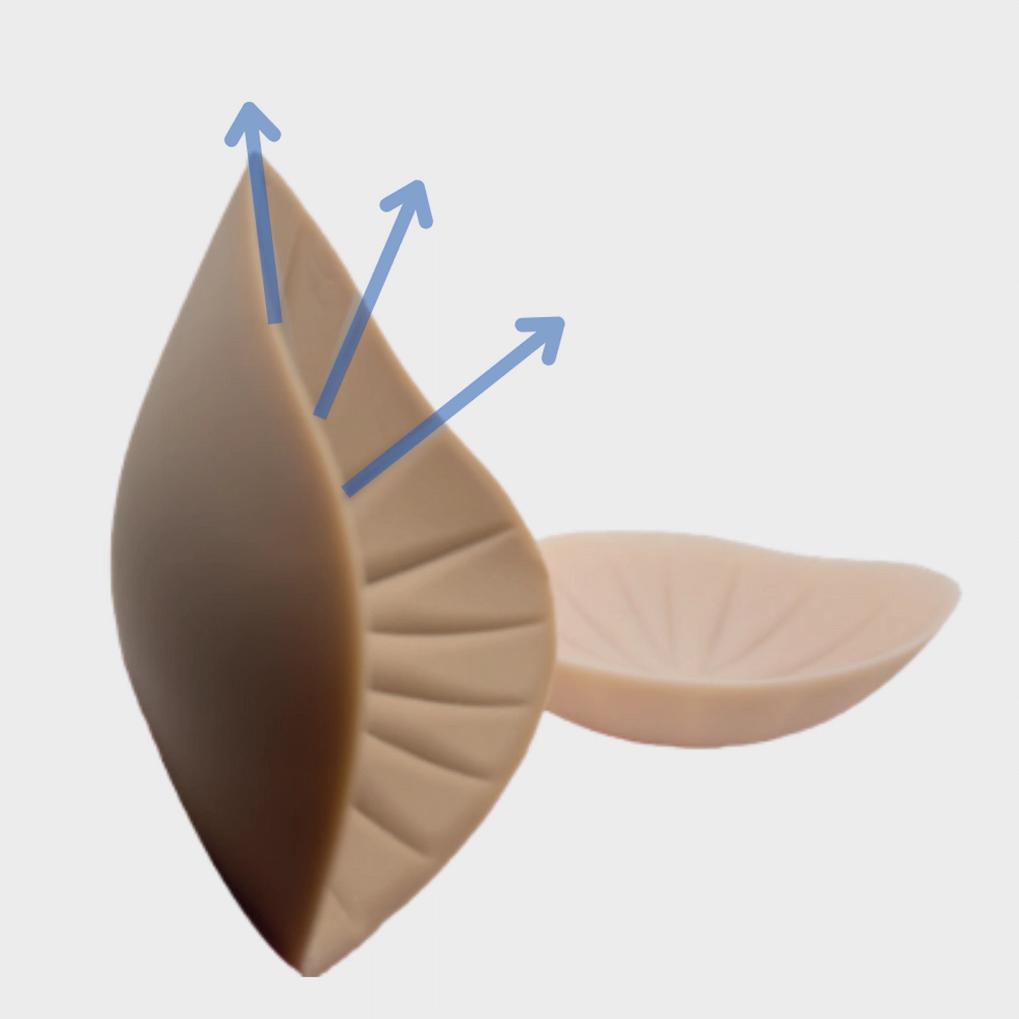 ABC breast care borstprothese allSil satijnen massagevorm shaper 11785