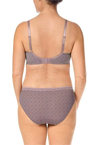 Liz Voorgevormde Beha Zonder Beugel - mauve / multi - 45052
