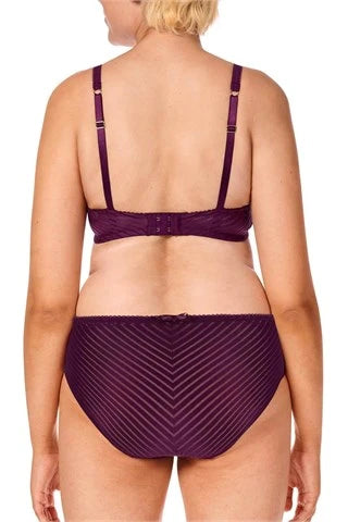 Karolina Voorgevormde Beha Zonder Beugel - dark berry/sand - 45055