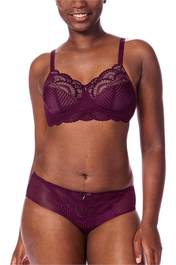 Karolina Beugelbeha - dark berry/sand -45056