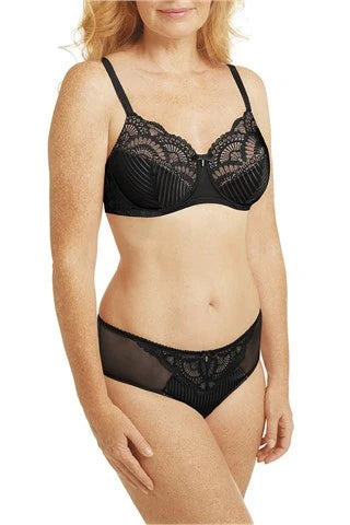 Karolina Voorgevormde Beha Zonder Beugel - Black / Sand - 44764