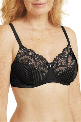 Karolina Voorgevormde Beha Zonder Beugel - Black / Sand - 44764