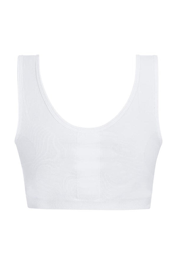 Leyla naadloze postoperatieve beha - White-44605