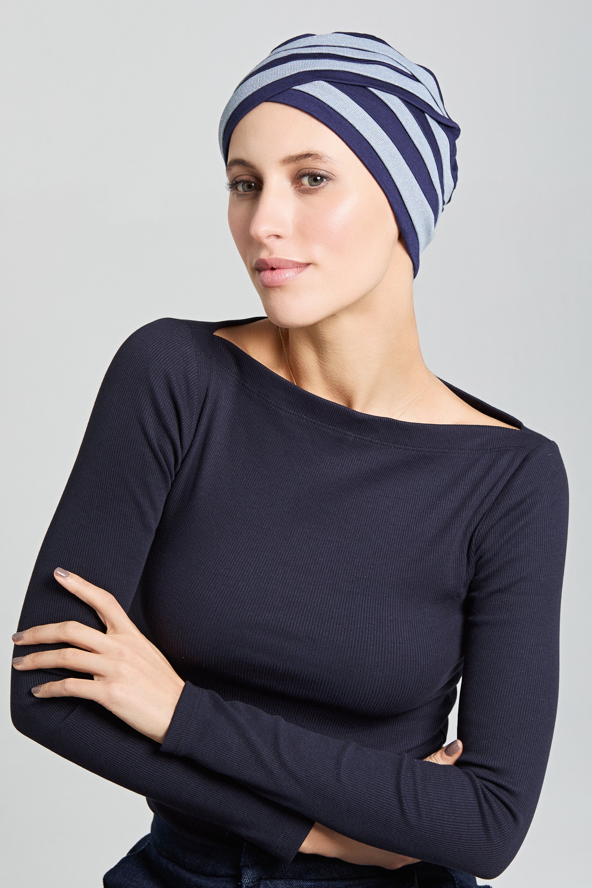 Gisela Mayer chemo turban Nabea