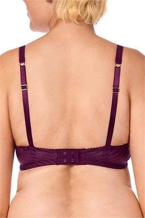 Karolina Voorgevormde Beha Zonder Beugel - dark berry/sand  - 45055 