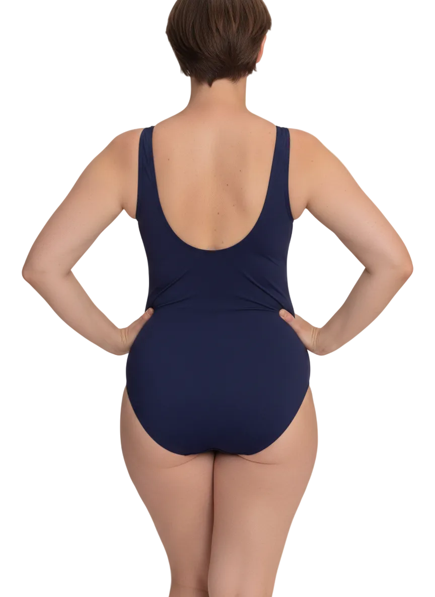 أموينا بدلة سباحة صناعية غير متماثلة كاسوريا