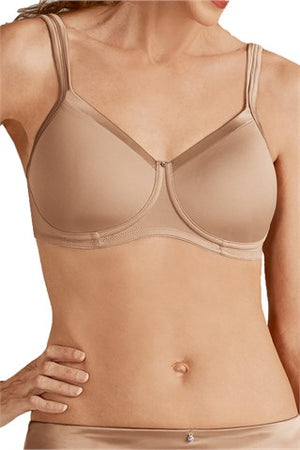 Lara Satin Beha Zonder Beugel - Sand - 44214 