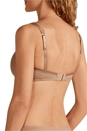 Lara Satin Beha Zonder Beugel - Sand - 44214 