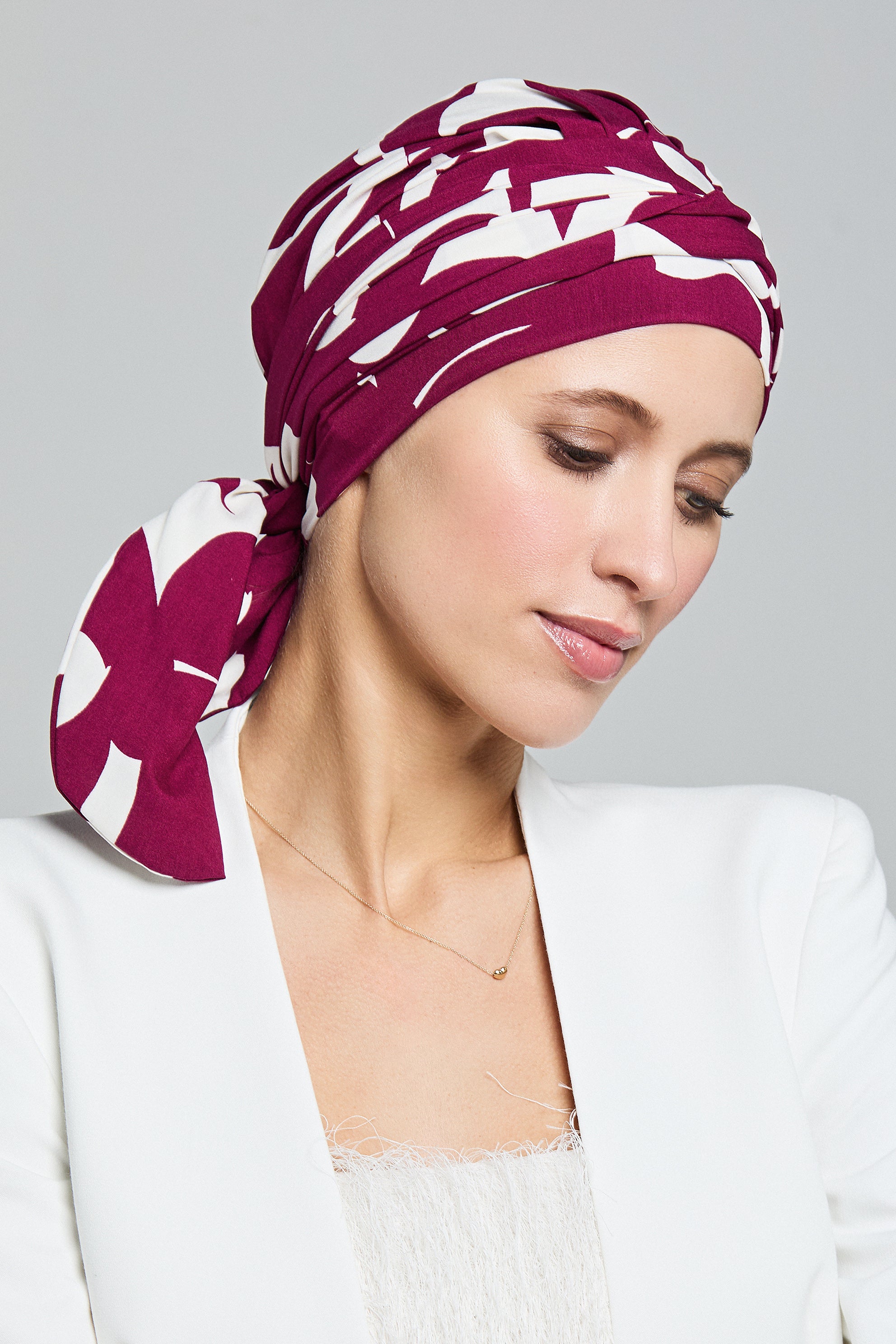 Gisela Mayer chemo hoofdband Nola - lang